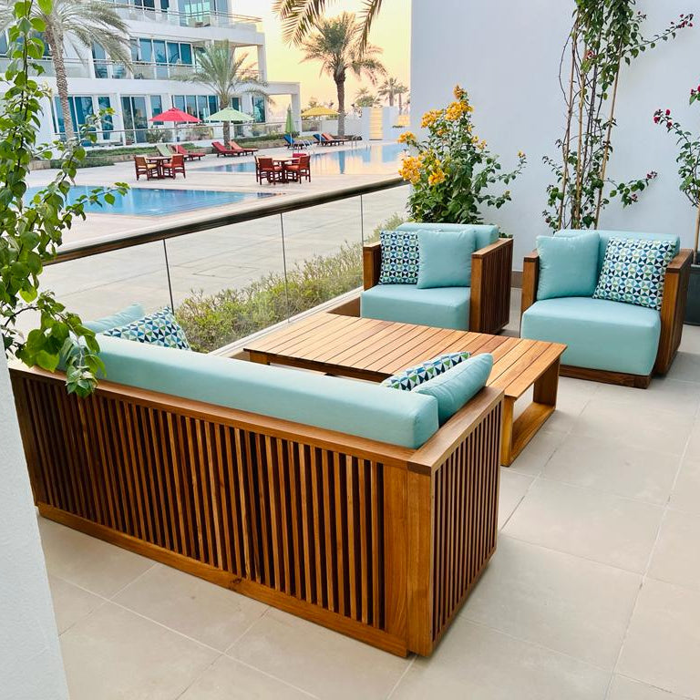 Slatted Teak Set