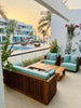Slatted Teak Set Customer Home
