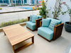 Slatted Teak Set Customer Home