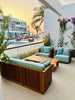 Slatted Teak Set Customer Home