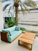 Slatted Teak Set Customer Home