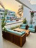Slatted Teak Set Customer Home