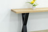 Sofia Long Console Table Top Detail Texture View 2