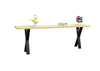 Sofia Long Console Table White Background View