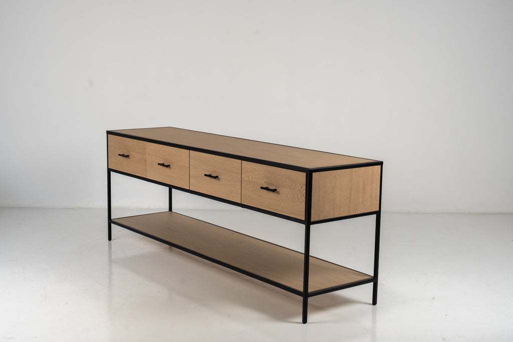 Soho Drawer Console Table Perspective View 3