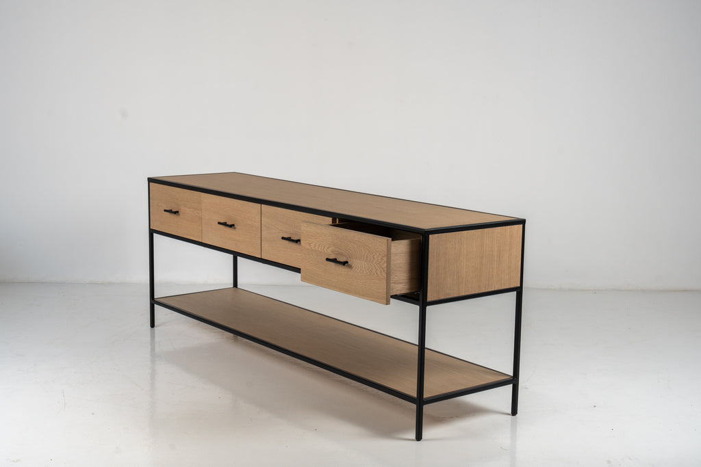 Soho Drawer Console Table Perspective View 4