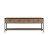 Soho Drawer Console Table White Background View 1