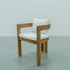 Solano Teak Dining Chair Side view