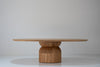 Sole Teak Dining Table Front View 1