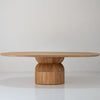 Sole Teak Dining Table Front View 3