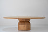 Sole Teak Dining Table Front View 4