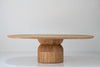 Sole Teak Dining Table Front View 6