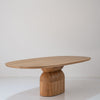 Sole Teak Dining Table Perspective View 1