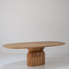 Sole Teak Dining Table Perspective View 2