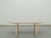 Soleil Oval Dining Table Indoor Front Perspective View 2