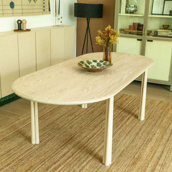 Soleil Oval Dining Table Indoor Perspective View 1