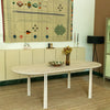 Soleil Oval Dining Table Indoor Perspective View 3