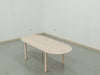 Soleil Oval Dining Table Perspective View 3