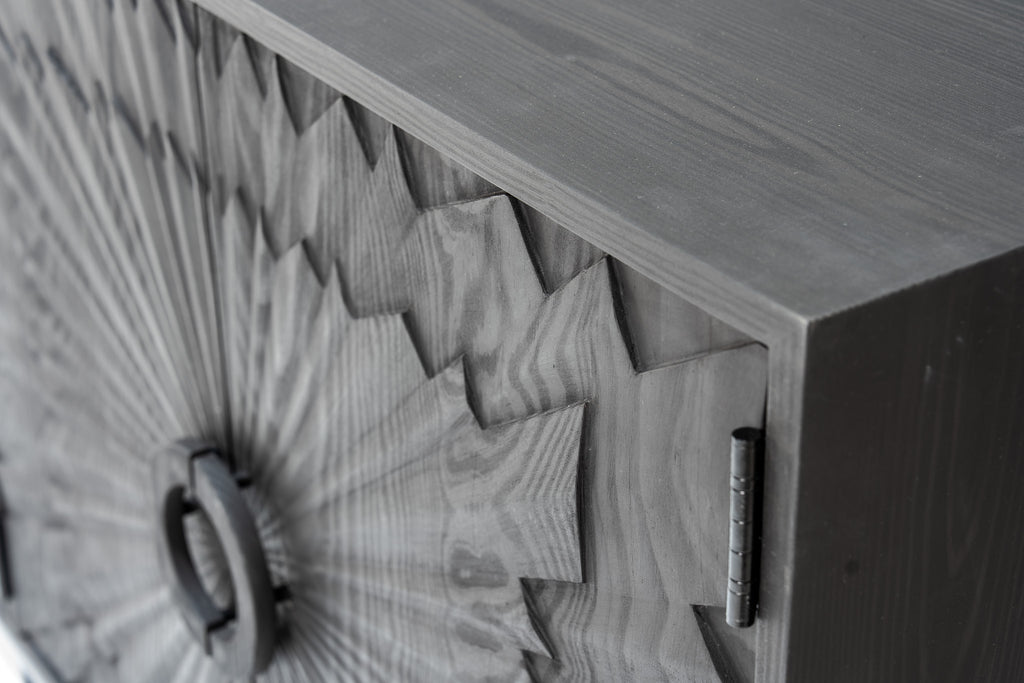 Solstice Ebony Cabinet Detailed Texture View 2