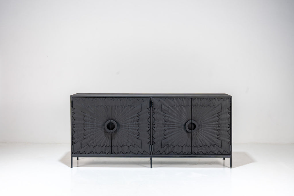 Solstice Ebony Cabinet Front View 1