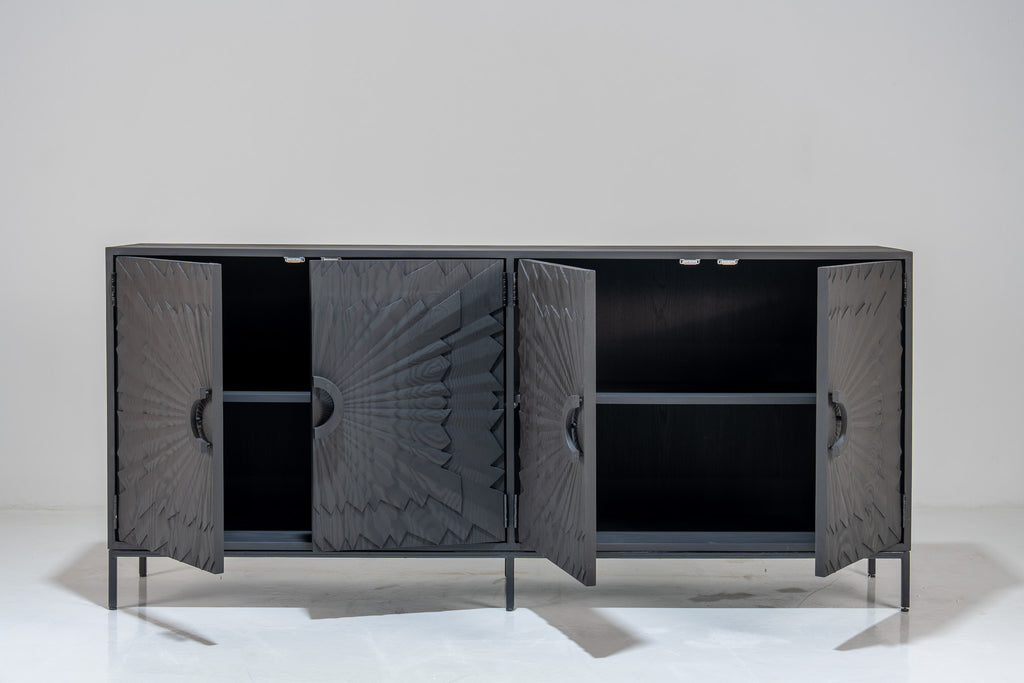 Solstice Ebony Cabinet Front View 6