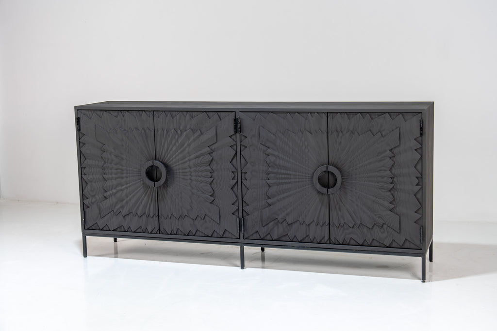 Solstice Ebony Cabinet Perspective View 2