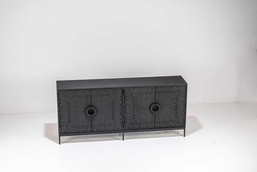 Solstice Ebony Cabinet Perspective View 3
