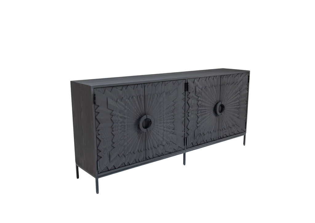 Solstice Ebony Cabinet Perspective View 4