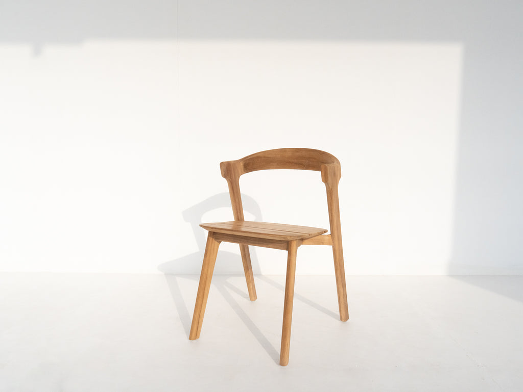 Soma Teak Dining Chair Perspective View 2