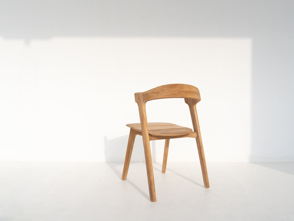Soma Teak Dining Chair Rear View 1