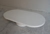 Soothe Oval Micro Cement Coffee Table Perspective View 2