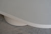Soothe Oval Micro Cement Coffee Table Perspective View 3