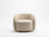 Sora Bouclé Lounge Chair Front View 1
