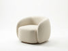 Sora Bouclé Lounge Chair Perspective View 2