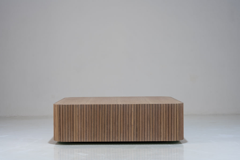 Soren Oak Coffee Table Front View 3