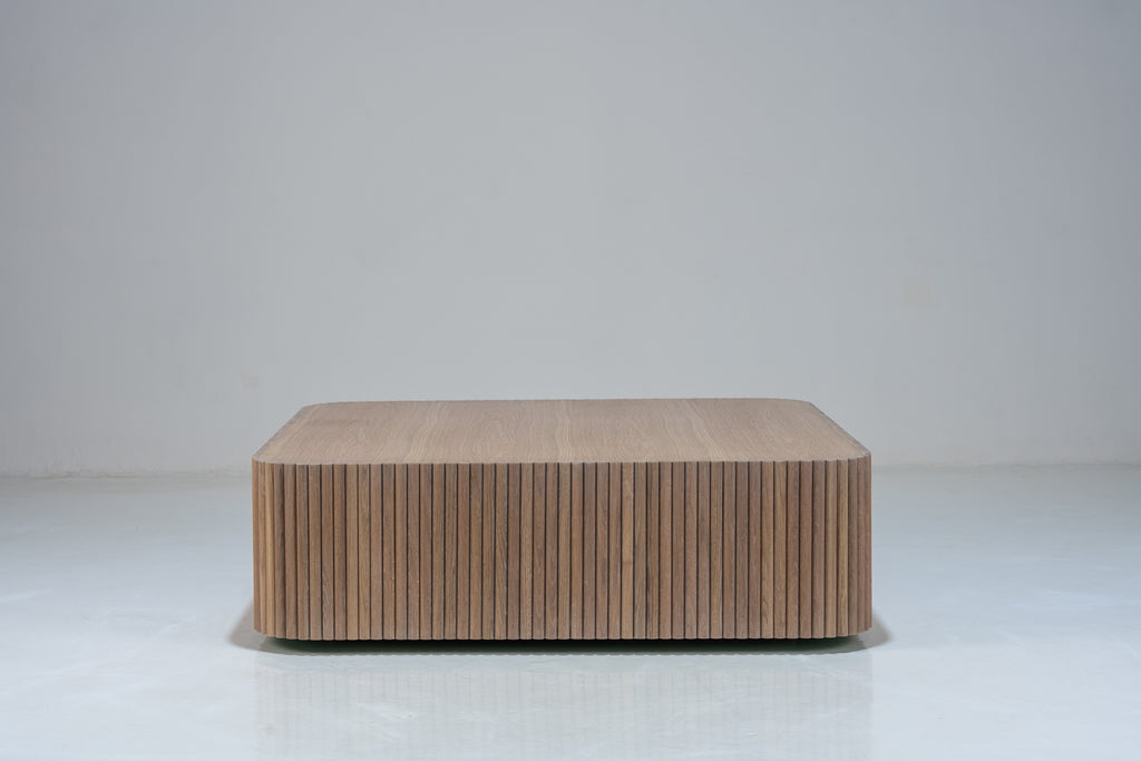 Soren Oak Coffee Table Front View 4