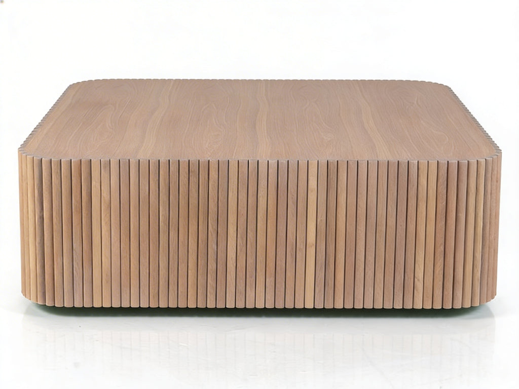Soren Oak Coffee Table Front View 6