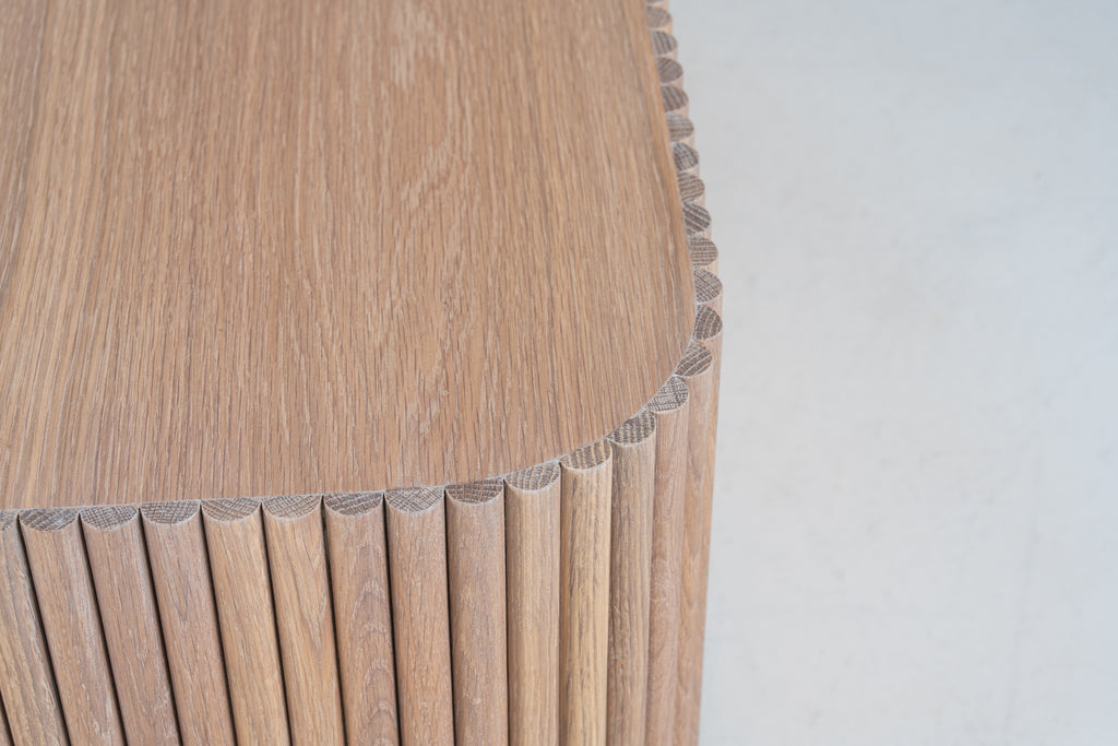 Soren Oak Coffee Table Front View 7