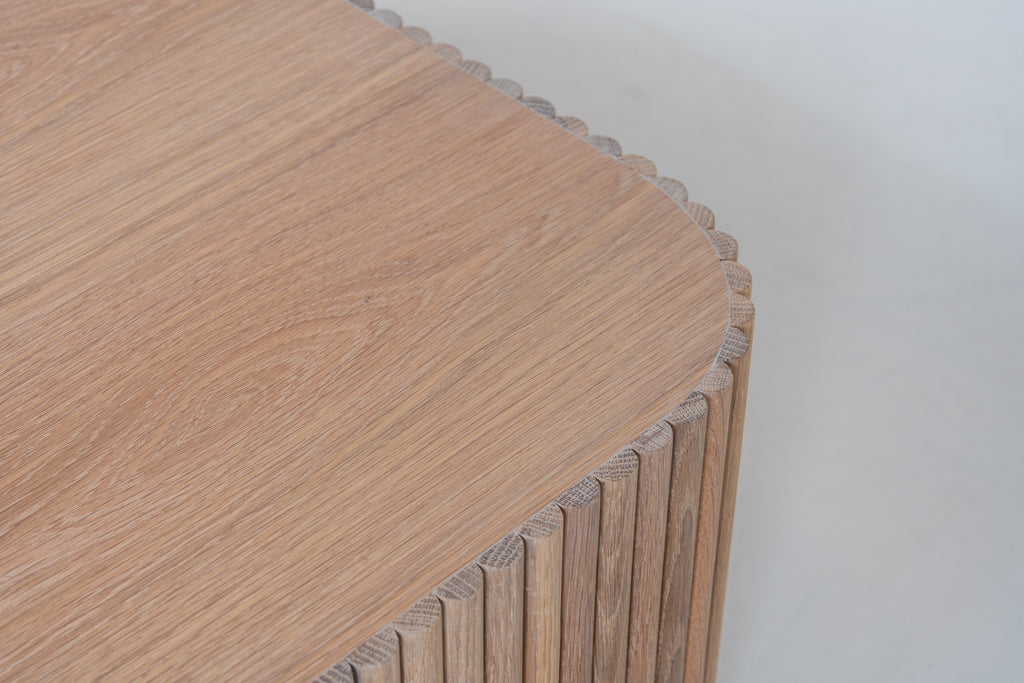 Soren Oak Coffee Table Front View 8
