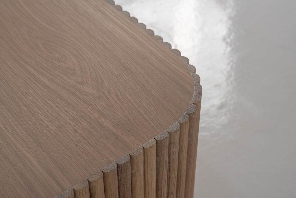 Soren Oak Coffee Table Front View 9