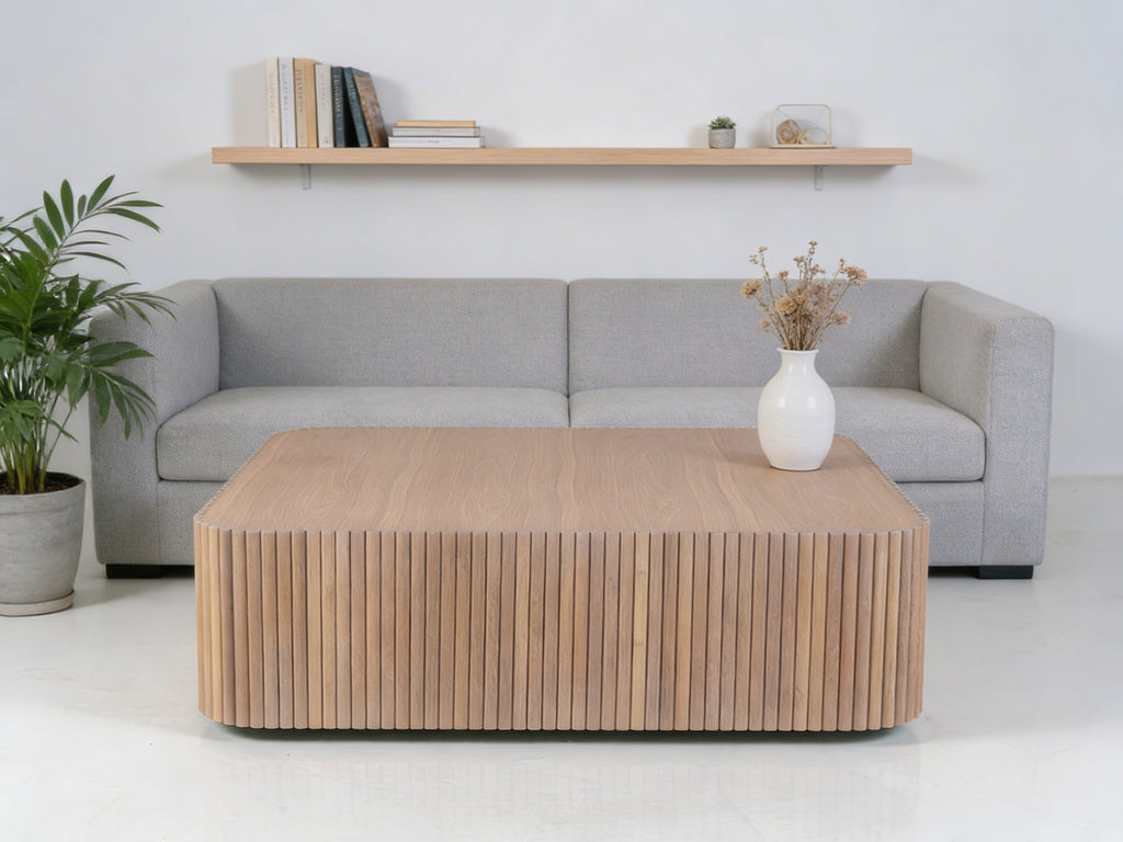 Soren Oak Coffee Table Indoor View 2