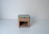 Sorrento Marble & Oak Nightstand – Cipollino Green Perspective View 6