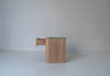 Sorrento Marble & Oak Nightstand – Cipollino Green Perspective View 8