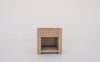 Sorrento Marble & Oak Nightstand Front View 2