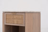 Sorrento Marble & Oak Nightstand Perspective View 8
