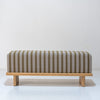 Studio Upholstered Bench Front View 1