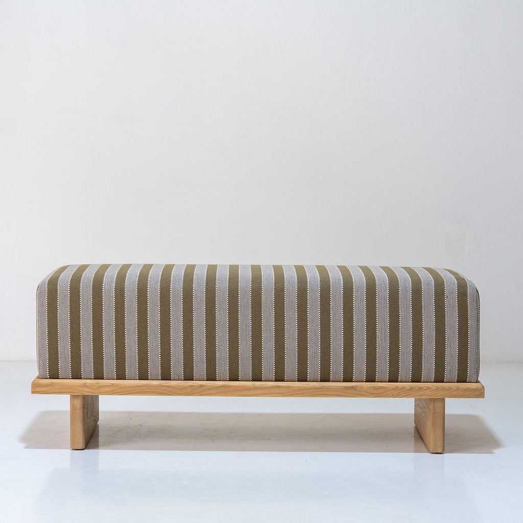 Studio Upholstered Bench Front View 1
