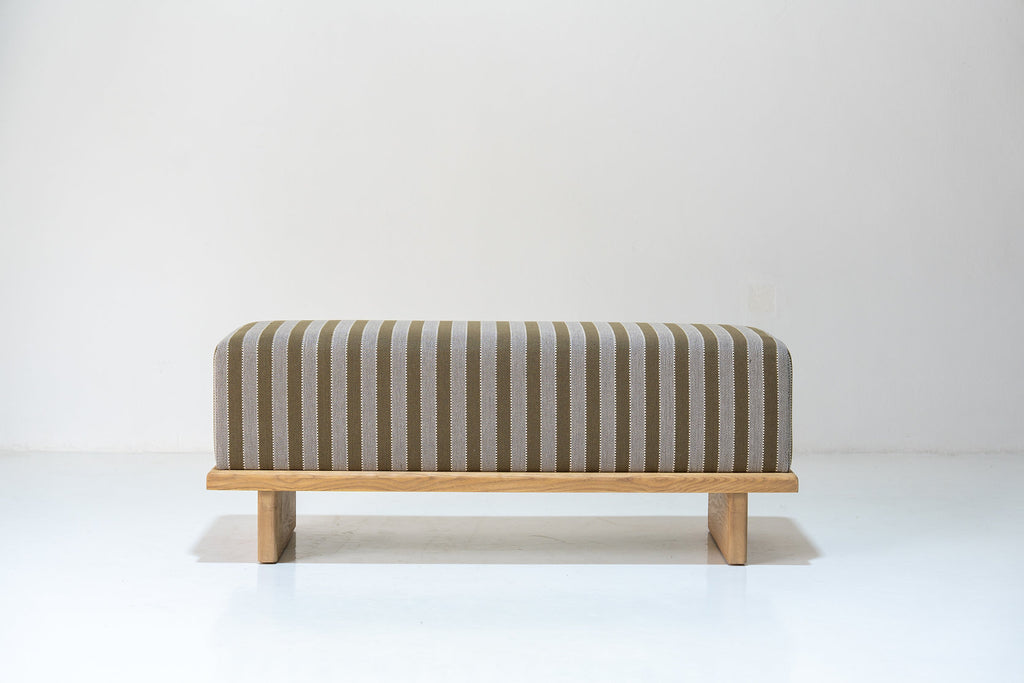 Studio Upholstered Bench Front View 2