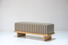 Studio Upholstered Bench Perspective View 1