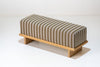 Studio Upholstered Bench Perspective View 4